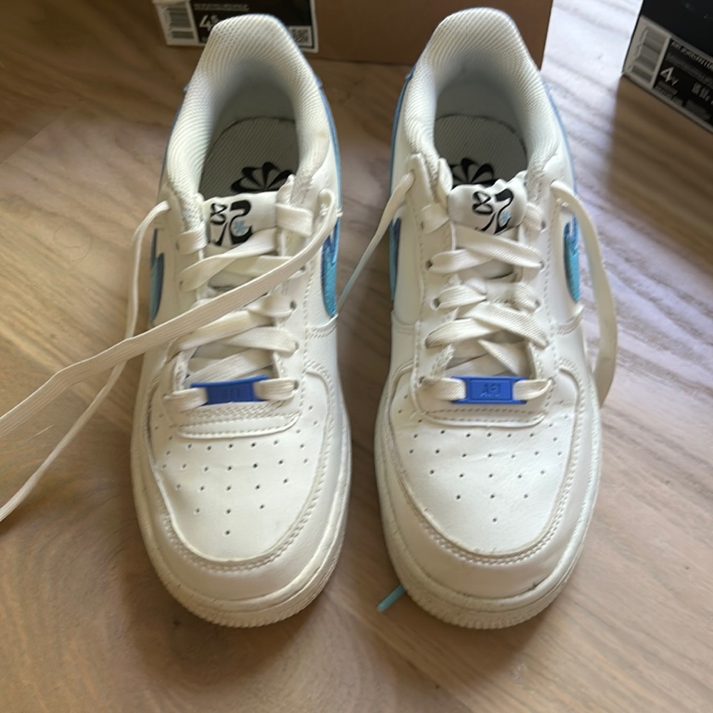Blue and White Air Force 1 LVB youth 4.5
